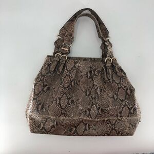 Jessica Simpson Large Python/Snake Bag